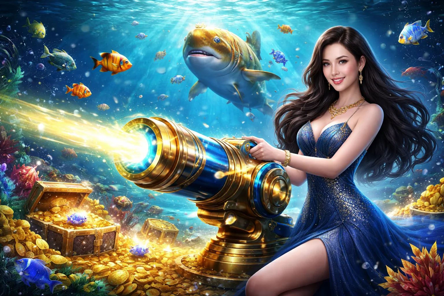 Thế giới bắn cá 8q đầy màu sắc